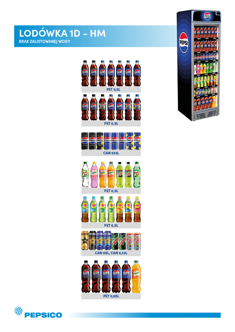 LODÓWKA 1D - HM_BRAK ZALISTOWANEJ WODY